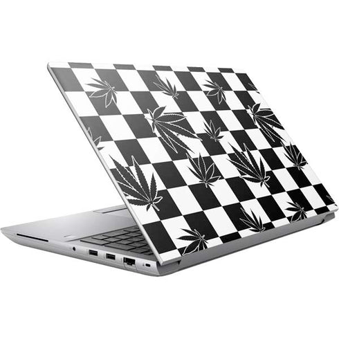 Marijuana Checkered HP ZBook Fury 16 G10 Skin