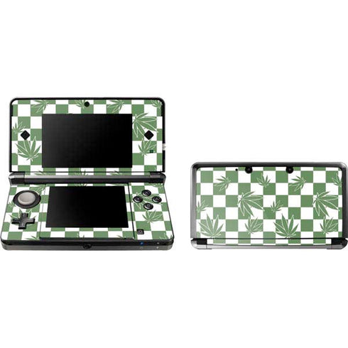 Marijuana Green Checkered Nintendo Skins
