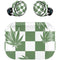 Marijuana Green Checkered Amazon Echo Buds Skin