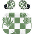 Marijuana Green Checkered Amazon Echo Buds Skin
