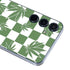 Marijuana Green Checkered Galaxy A35 5G Skin