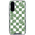Marijuana Green Checkered Galaxy A36 5G Clear Case