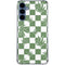 Marijuana Green Checkered Galaxy A55 5G Clear Case