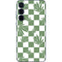 Marijuana Green Checkered Galaxy A55 5G Skin