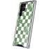 Marijuana Green Checkered Galaxy S22 Ultra Clear Case