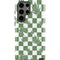 Marijuana Green Checkered Galaxy S23 Ultra Pro Case