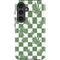 Marijuana Green Checkered Galaxy S25 Impact Case