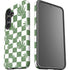 Marijuana Green Checkered Galaxy S25 Impact Case