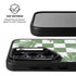 Marijuana Green Checkered Galaxy S24 Plus Kickstand Case