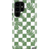 Marijuana Green Checkered Galaxy S25 Ultra Impact Case