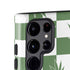 Marijuana Green Checkered Galaxy S25 Ultra Impact Case