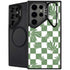 Marijuana Green Checkered Galaxy S25 Ultra Kickstand Case