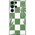 Marijuana Green Checkered Galaxy S25 Ultra Skin