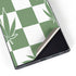Marijuana Green Checkered Galaxy S25 Ultra Skin
