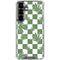 Marijuana Green Checkered Galaxy S26 Clear Case