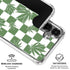Marijuana Green Checkered Galaxy S26 Clear Case