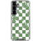 Marijuana Green Checkered Galaxy S26 Plus Clear Case