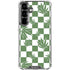Marijuana Green Checkered Galaxy S26 Plus Clear Case