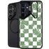 Marijuana Green Checkered Galaxy S26 Plus Kickstand Case