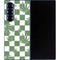 Marijuana Green Checkered Galaxy Z Fold6 Skin