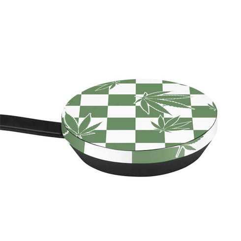 Marijuana Green Checkered Google Stadia Controller Skin