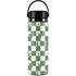 Marijuana Green Checkered Hydro Flask 20oz Wide Mouth Skin