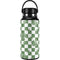 Marijuana Green Checkered Hydro Flask 32oz Wide Mouth Skin