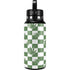 Marijuana Green Checkered Hydro Flask 32oz Wide Mouth Skin
