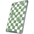 Marijuana Green Checkered iPad 11th Gen (2025) Clear Case