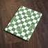 Marijuana Green Checkered Apple iPad Skin