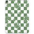 Marijuana Green Checkered Apple iPad Pro Skin
