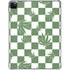 Marijuana Green Checkered iPad Pro 11in (2024) Clear Case