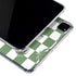 Marijuana Green Checkered iPad Pro 11in (2024) Clear Case