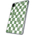 Marijuana Green Checkered iPad Pro 11in (2024) Clear Case