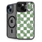 Marijuana Green Checkered iPhone 13 Kickstand Case