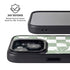 Marijuana Green Checkered iPhone 13 Kickstand Case