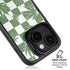 Marijuana Green Checkered iPhone 13 Kickstand Case