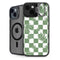 Marijuana Green Checkered iPhone 14 Kickstand Case