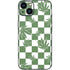 Marijuana Green Checkered iPhone 15 Skin