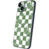 Marijuana Green Checkered iPhone 15 Skin