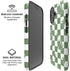 Marijuana Green Checkered iPhone 16 Magsafe Impact Case
