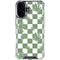 Marijuana Green Checkered iPhone 16 Plus Clear Case