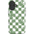 Marijuana Green Checkered iPhone 16 Plus Impact Case