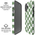 Marijuana Green Checkered iPhone 16 Plus Magsafe Impact Case