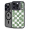 Marijuana Green Checkered iPhone 16 Pro Kickstand Case