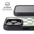 Marijuana Green Checkered iPhone 16 Pro Kickstand Case