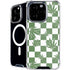 Marijuana Green Checkered iPhone 16 Pro MagSafe Case