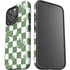 Marijuana Green Checkered iPhone 16 Pro Max Impact Case