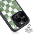 Marijuana Green Checkered iPhone 16 Pro Max Kickstand Case