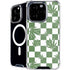 Marijuana Green Checkered iPhone 16 Pro Max MagSafe Case